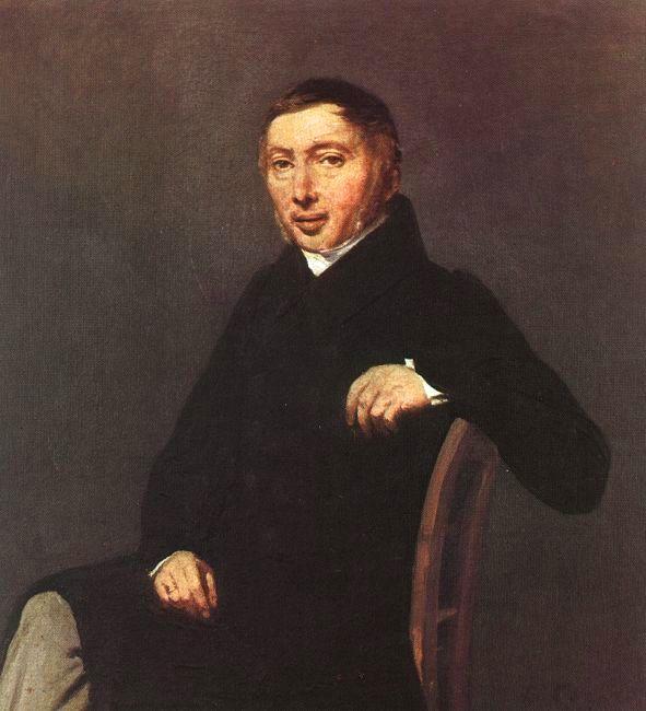  Jean Baptiste Camille  Corot Portrait of Laurent-Denis Sennegon oil painting image